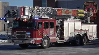 Brampton Fire, ON - NEW Aerial 204 Responding.