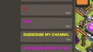 how to change text colour in clash of clans?
