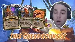 Defend the Dwarven District Quest Hunter Actually POPPED OFF! - Hearthstone Arena