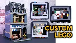 Custom LEGO 10218 Pet Shop MOD with Full Interior
