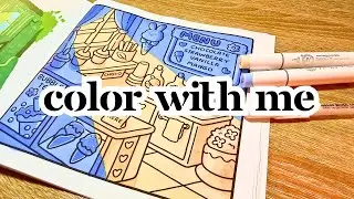 Two Colors Only 💙🧡 | Cozy Art with Ohuhu Markers