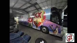 Fiesta x Dos Equis Bus Wrap in Houston | Graphic Installation Team