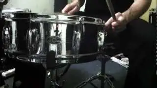 Slingerland Gene Krupa Sound king snare 14x5 COB 8lugs. Zoom test.