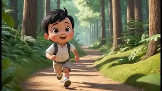 Little Fox Run Run Song 🦊🌲🎶 | Forest Fun Adventure for Kids | Energetic Nursery Rhyme