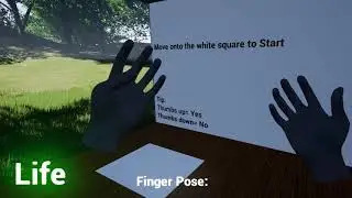 UE4 Oculus Quest Hand Tracking locomotion and custom finger poses