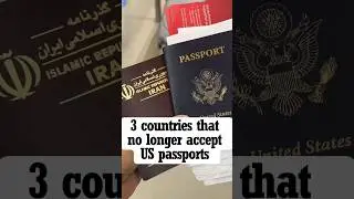 3 countries that no longer accept US passport! -1 #shorts#youtubeshorts#trump#usa