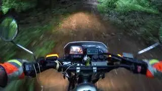 Yamaha TW200 six minute Review / Ride 5-31-18 on Trail.