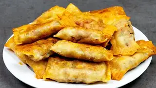 Только мука и кипяток! Ничего вкуснее я не ел!