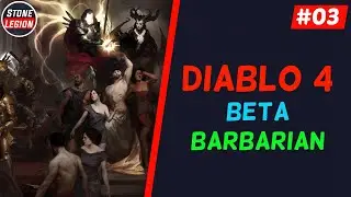 Diablo 4 Beta - Barbarian - Part 3 -  Our First Legendary