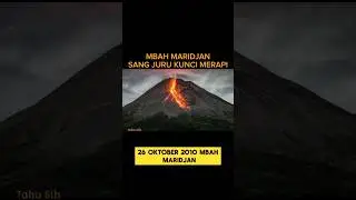 Erupsi Merapi 2010 dan Pengabdian Mbah Maridjan Sang Juru Kunci #shorts