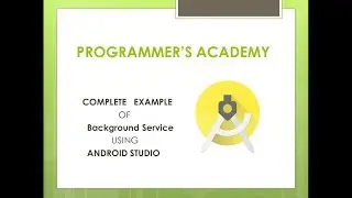 Creating a start Service in Android