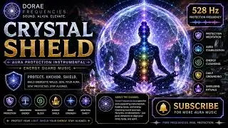 Crystal Shield | Aura Protection Instrumental | Energy Guard Music