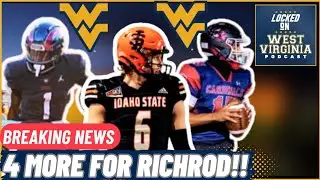 Rich Rodriguez is ON FIRE as WVU Football signs FOUR more players!!