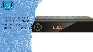 Amiko HD 8165 Full HD DVB-S2 WIFI műholdvevő belt&eacute;ri egys&eacute;g