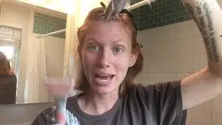 Bleaching a Section of My Hair during Quarantine Round 1