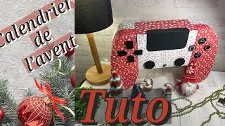Scrapbooking, voici le tuto du calendrier de l’avent special Manette de jeux pour ados ou pas 😊😊
