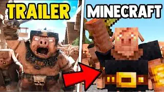 I Remade Every MOB into Minecraft Movie Character