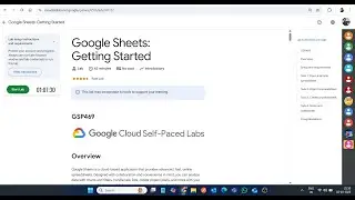 Google Таблицы: Начало работы || Лабораторное решение || Google Cloud Arcade 2025