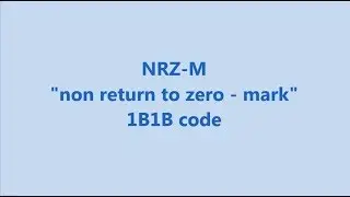 01 NRZ M coded signal