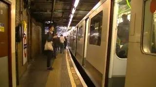 London Underground D Stock 7032 and 7007 at South Kensington