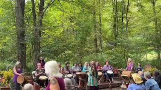 Ubaka Hill&rsquo;s Drumsong Orchestra Rail Trail Cafe September 13  2025. Fanga