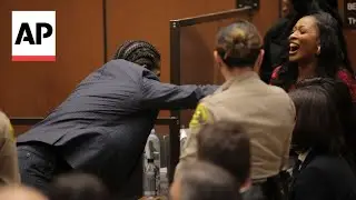 WATCH: A$AP Rocky dives into Rihanna&rsquo;s arms after not guilty verdict