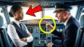 Pilot weigert sich mit schwarzer Copilotin zu fliegen – wird blass, als sie sagt...