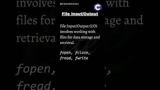 64  File Input Output #c #Shorts #indiantechnoera