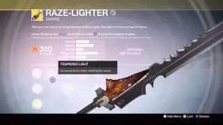 Destiny Exotic Swords Bolt Caster, Raze Lighter, and Dark Drinker Quest Completion