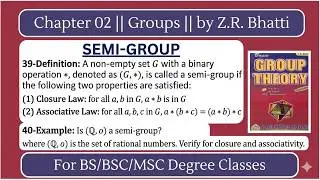 Semi Group and its Example || Rational Numbers under defined operation is semigroup || Group Theory