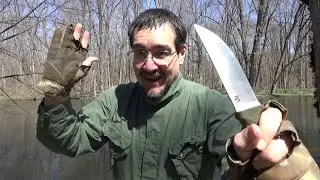 OdenWolf Bushcraft Knife (Full Flat Grind)  Knife Review ($26) Budget Standout