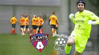 Tasainen taisto Ykkösen joukkuetta vastaan - Atlantis FC vs. SexyPöxyt - Harjoitusottelu