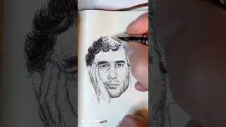 The 🇧🇷 legend Ayrton Senna🏎️ Who&rsquo;s next? #drawing #motorsport #ayrtonsenna #brasil #scribble