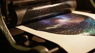 Printing the Cosmos: Galaxy Ink ASMR