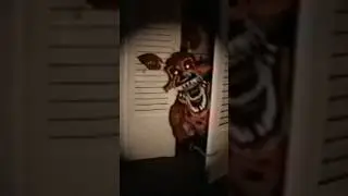 Beware of The Nightmares in Your Closet 🦊🚪 #fnaf #creepy #vhs