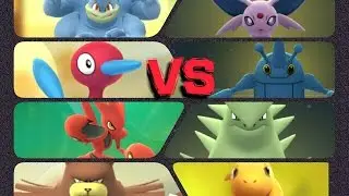 Pok&eacute;mon GO Gym Battles Level 8 Heracross Tyranitar Porygon 2 Scizor Espeon Ursaring & more