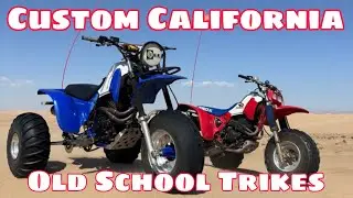 OLD SCHOOL Custom California 3-Wheelers! Vintage, tricked out ATC 90's, an A+ ATC 70 and ATC 350X's!