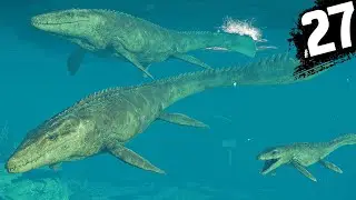 Jurassic World Evolution 3 4K Gameplay Deutsch - Mosasaurus Kriege