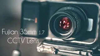 Fujian 35mm 1.7 CCTV Lens on BMPCC & Camera Slider (Cool Swirly Bokeh)