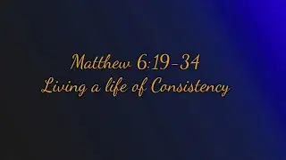 Matthew 6:19-34