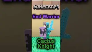 Lego Minecraft Skin | End Warrior vs. Cactus Knight