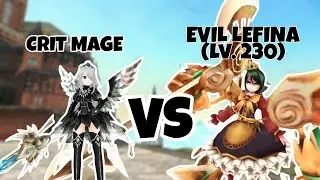 Toram Online &ndash; (4:09) Mage Finale CRT-INT vs Evil Lefina (230) | Untouch Mode!!🔥