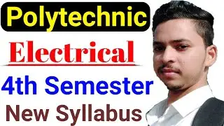 Polytechnic Diploma Electrical Engineering 4th Semester new  Syllabus book PDF.#syllabus #electrical