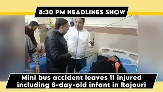 Watch: Mini bus accident leaves 11 injured including 8-day-old infant in Rajouri