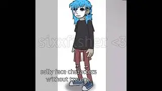 sally face characters without trauma💙 #edit #sallyface #salfisher #sallyfaceedit #ashleycampbell