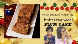 Plum Rum Cake Recipe | Fruit Nuts Rum Cake | Family Cooking Vlog