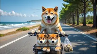 Shiba Mom Went Full Chef Mode After Catching Oysters 😂🐾