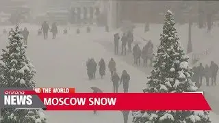 One dead as heavy snow grips Moscow
