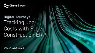 Tracking Job Costs with Sage Construction ERP