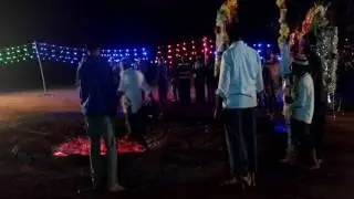 Men walks on fire,ssp auto Nagar.